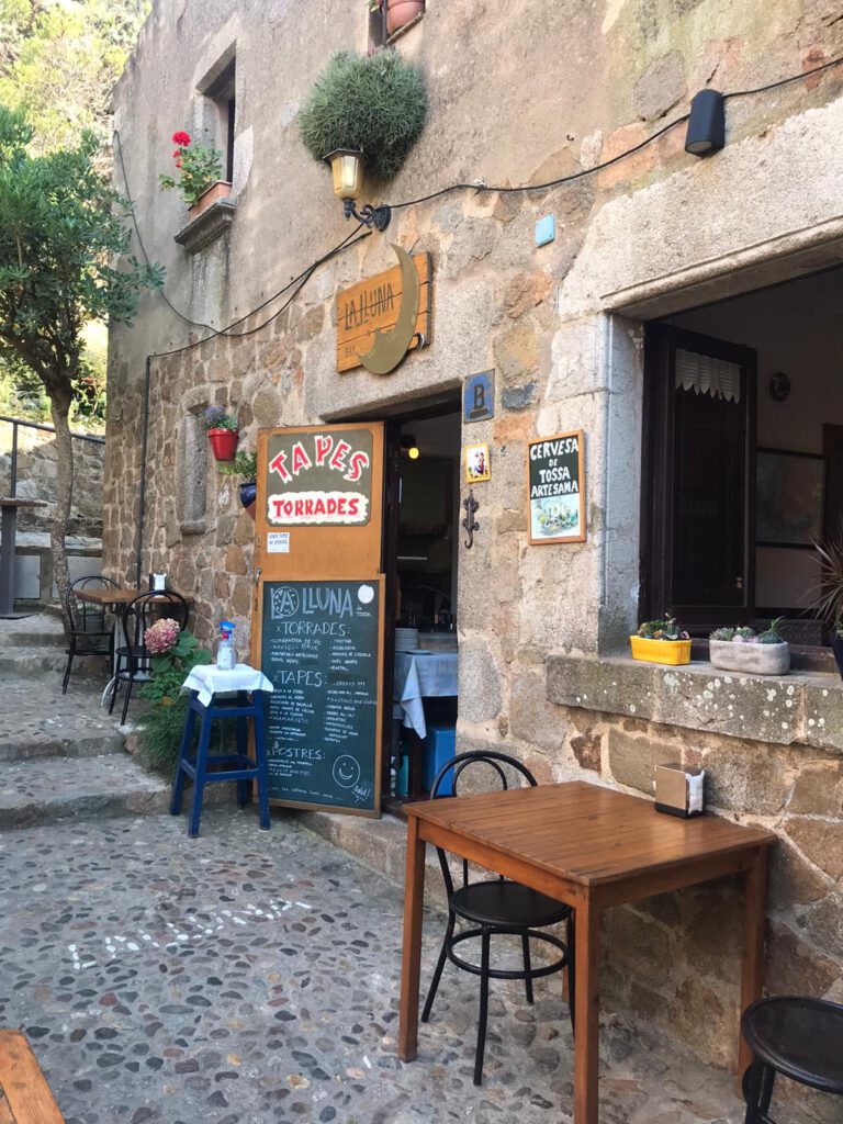 Tapas La Lluna in Tossa de Mar