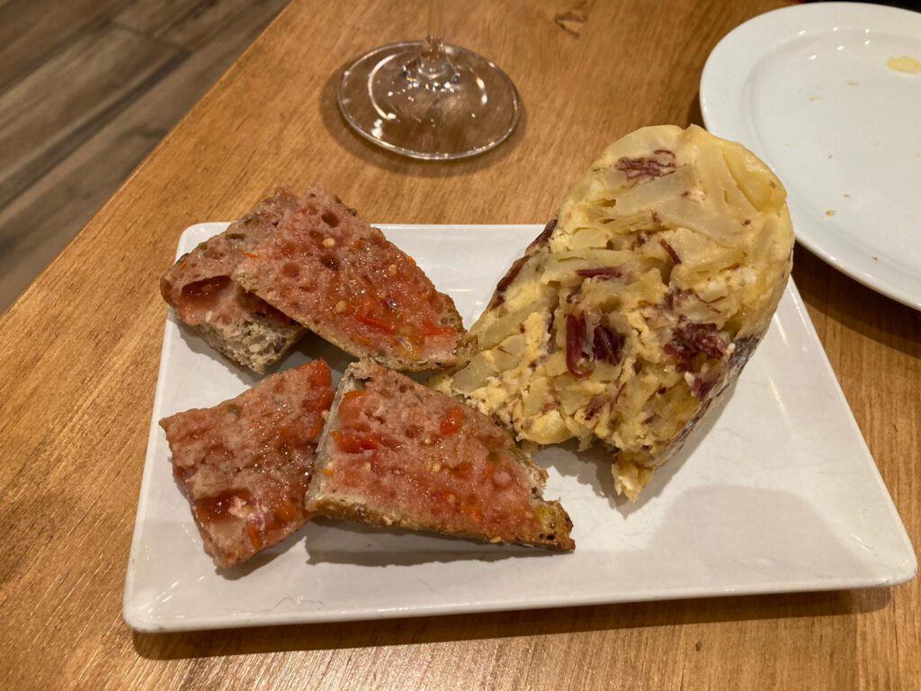 Tapas La Terrassa del Bella Lloret de Mar Spanje